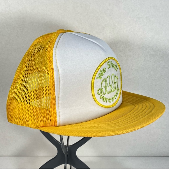 We Shall Overcome Pride Vintage Patch Rare Retro SnapBack Truck Hat Cap Like NEW - Picture 4 of 14